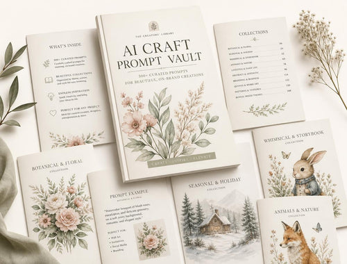 AI Craft Prompt Vault — 500 ready-to-use prompts